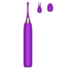 Değiştirilebilir Üç Başlıklı İnce Vibratör Mor