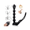 Isıtmalı Penis Halkalı Anal Prostat Vibratör