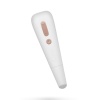 Vakum Dalgalı Klitoral Stimülatör Beyaz 17 Cm