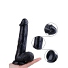 Sex Shop İstanbul 24 Cm Siyah Dildo