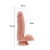 Sex Lure 17.5 Cm Kıkırdaklı Gerçekçi Dildo