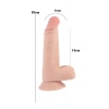 Dick Beats 18 Cm Kıkırdaklı Gerçekçi Dildo