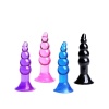 Boğumlu Anal Plug Karışık Renklerde 11 Cm