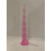 6 Boğumlu 17.5 Cm Vantuzlu Silikon Anal Plug