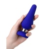 Slassic Anal Plug Boyut L Mavi. 13 Cm