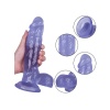24 Cm Boyunda Mor Dildo