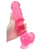 23 Cm Sex Shop Pembe Dildo
