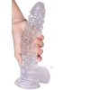 24 Cm Özel Üretim Beyaz Dildo