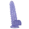 24 Cm Özel Üretim Mor Dildo