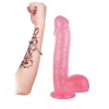 34 Cm Pembe Çok Satan Dildo