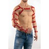 Deri Kol Harness Çift Kol Harness Erkek Dansçı Kostüm