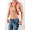 Deri Erkek Harness Pantolon Aksesuar Göğüs Erkek Harness