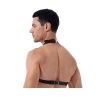 Zincirli Erkek Göğüs Deri Harness
