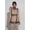 Şık Deri Body Harness Tasma Ve Kemer Detaylı Harness