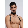 Erkek Choker Ve Göğüs Harness Erkek Parti Giyim