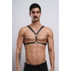 Erkek Deri Göğüs Harness Giyim Clubwear Partywear