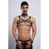 Gay Fantazi Giyim Partywear Tecnowear Göğüs Harness