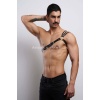 Omuz Detaylı Şık Erkek Göğüs Harness