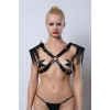 Omuzdan Püsküllü, Deri Göğüs Harness
