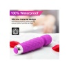 Female Wand Massager Şarjlı Vibratör Mor