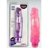 Simli Şeffaf Pembe Jel Vibratör