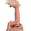 Sünnetsiz 18 Cm Realistik Et Dokusunda Dildo
