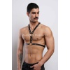 Perçin Detaylı Erkek Göğüs Harness Erkek Parti Aksesuar