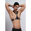 Erkek Göğüs Deri Harness Clubwear Partyear