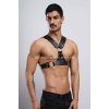 Erkek Göğüs Deri Harness Clubwear Partyear