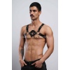 Erkek Deri Göğüs Harness Erkek Deri İç Giyim Fantezi Giyim