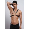 Halka Detaylı X Göğüs Harness Gömlek Kemeri T Shirt Kemer