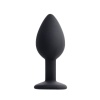 Censan POPO Norma Anal Plug silikon siyah 7,2 cm 25 gr