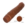 Zenci Güçlü Titreşimli 23 Cm Vibratör Realistik Dildo
