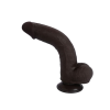Censan Ultra Gerçekçi 24 Cm Brown Melez Kıkırdaklı Dildo