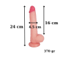 Censan Ultra Gerçekçi 24 Cm Kıkırdaklı Dildo