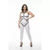 Büyük Beden Siyah Kadın Harness Takım Halka Detaylı Fantezi - APFT453