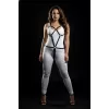 Büyük Beden Siyah Kadın Harness Takım Deri Vücut Aksesuarı - APFT240