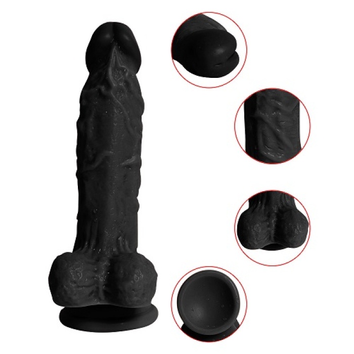 Kalın Damarlı Zenci Süper Realistik Penis