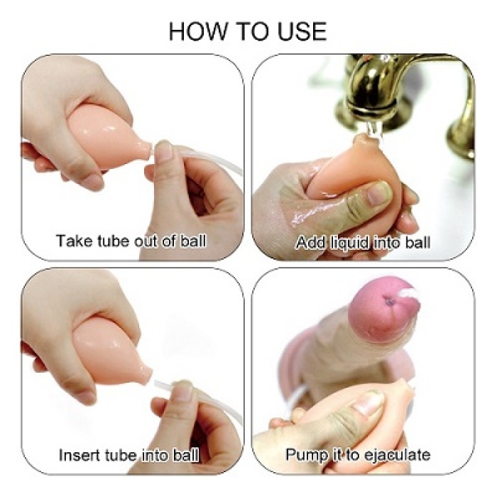 Boşalma Özellikli Realistik Dildo