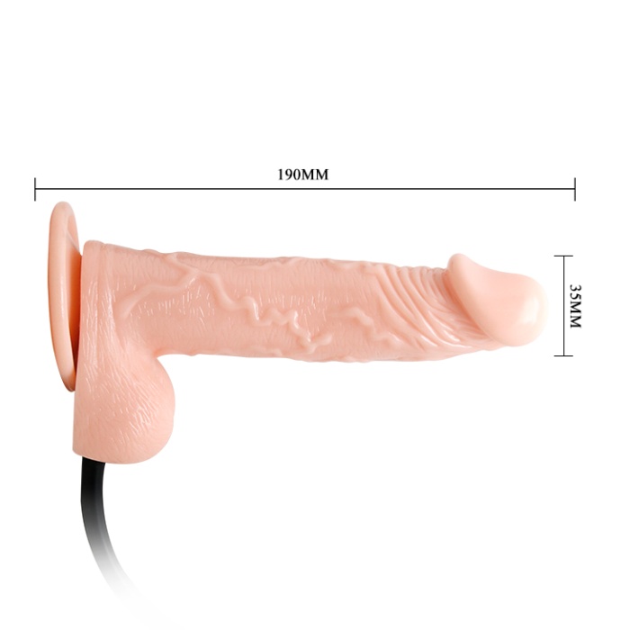 Ten Renginde Şişirilebilen Realistik Penis