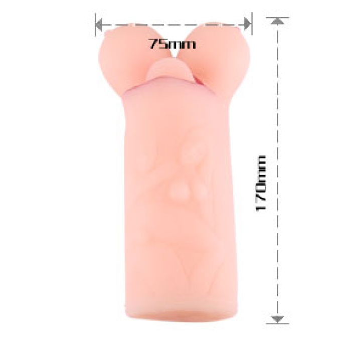 Erotik Shop Realistik Gögüslü Ve Titreşimli Oral Vajina