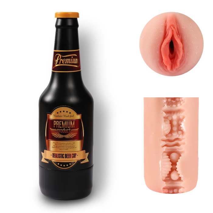 Bira Şişesi Cup Vajina Mastürbatör