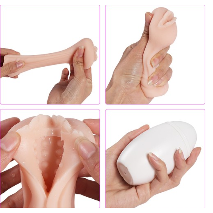 Mini Masturbator Yeşil Renkli Cep Vajinası Egg Mastürbatör
