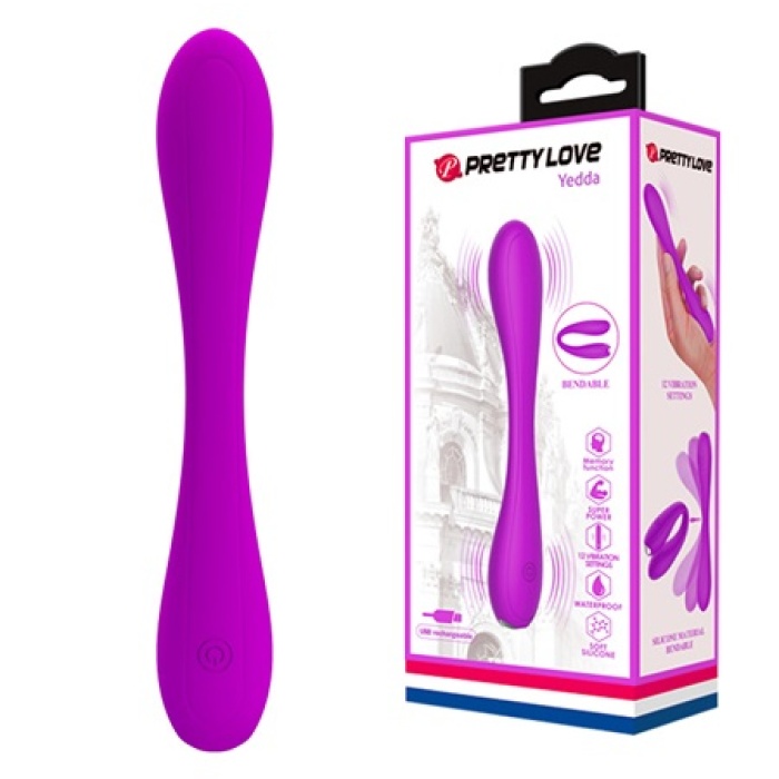 Şarj Edilebilir Katlanabilir Silikon G-Spot Stimülatörü Vibratör