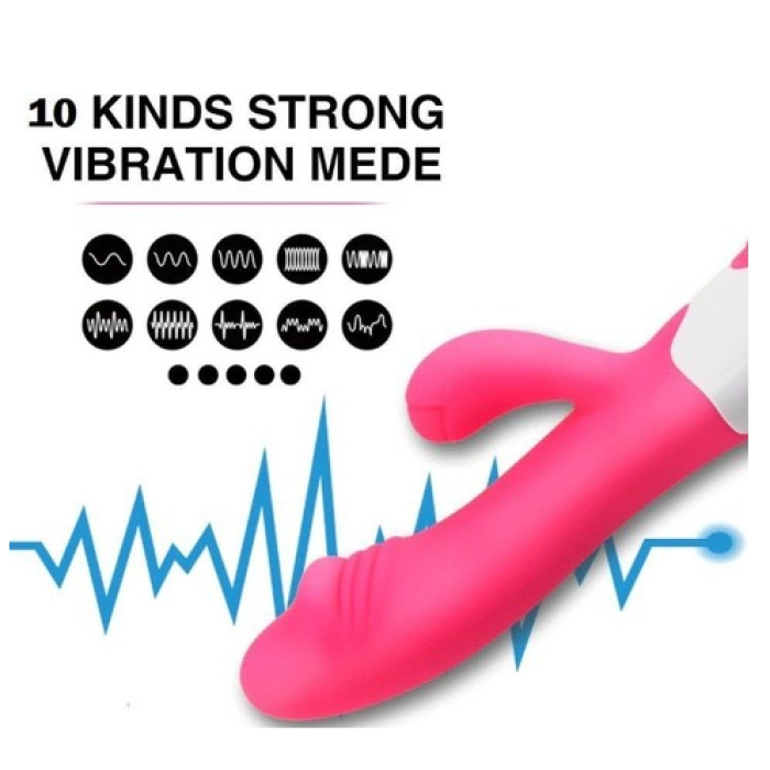 Titreşimli Anal Ve Vajinal Vibratör Çift Motorlu
