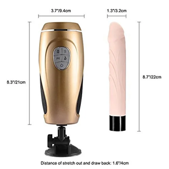Otomatik Gidip Gelmeli Seks Makinesi Teknolojik Vibratör Dildo
