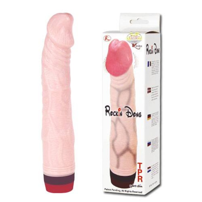 21 Cm Titreşimli Realistik Vibratör Gerçekci Penis Dildo