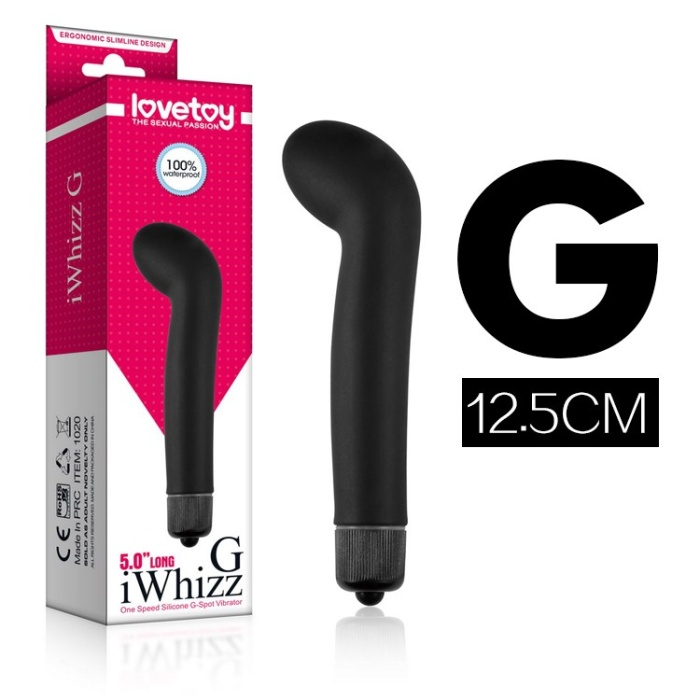 İwhizz G 12.5 Cm Titreşimli  G-Spot Vibratör Anal Plug