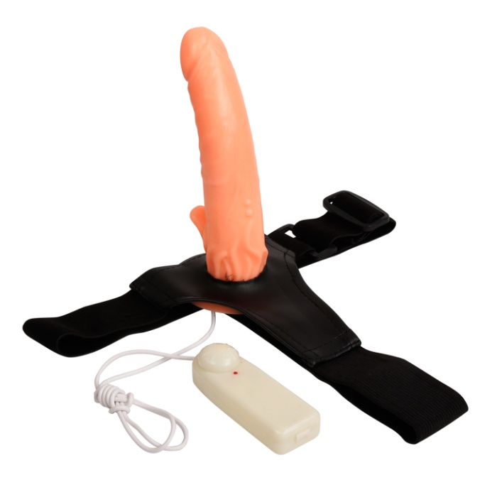 Titreşimli Belden Bağlamalı Realistik Protez Penis