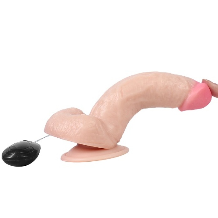 Titreşimli Realistik 17 Cm Vibratör Penis